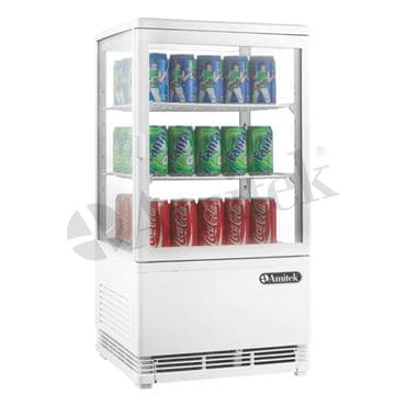 Espositori bibite refrigerati con vetri su 4 lati