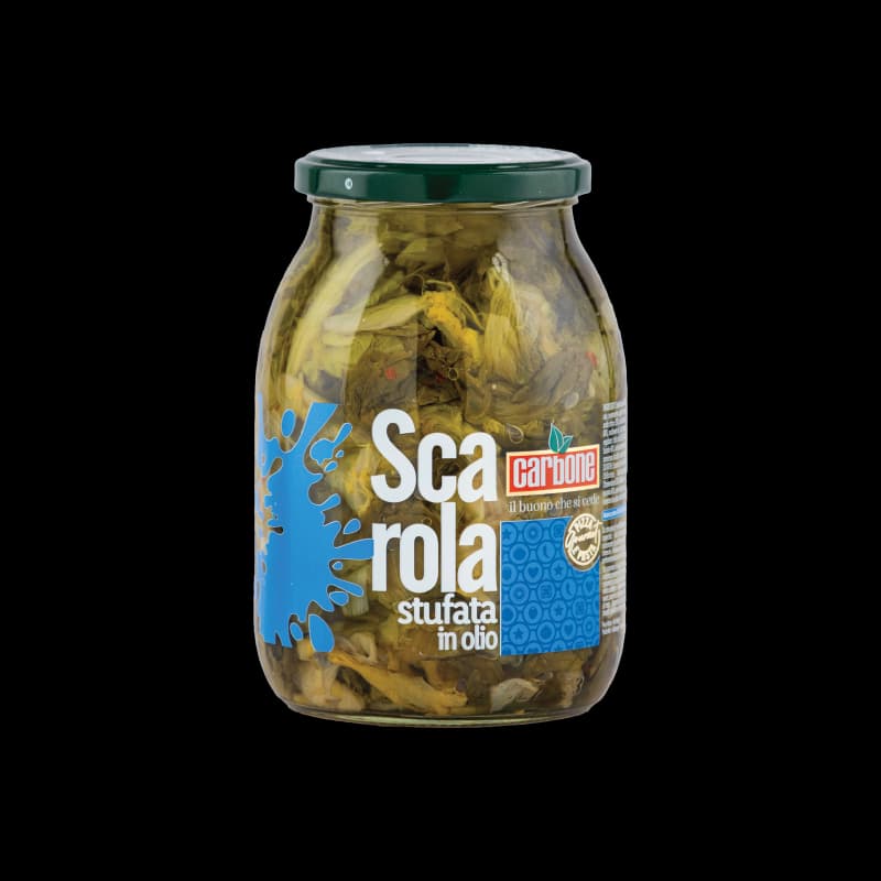 Scarola stufata in olio