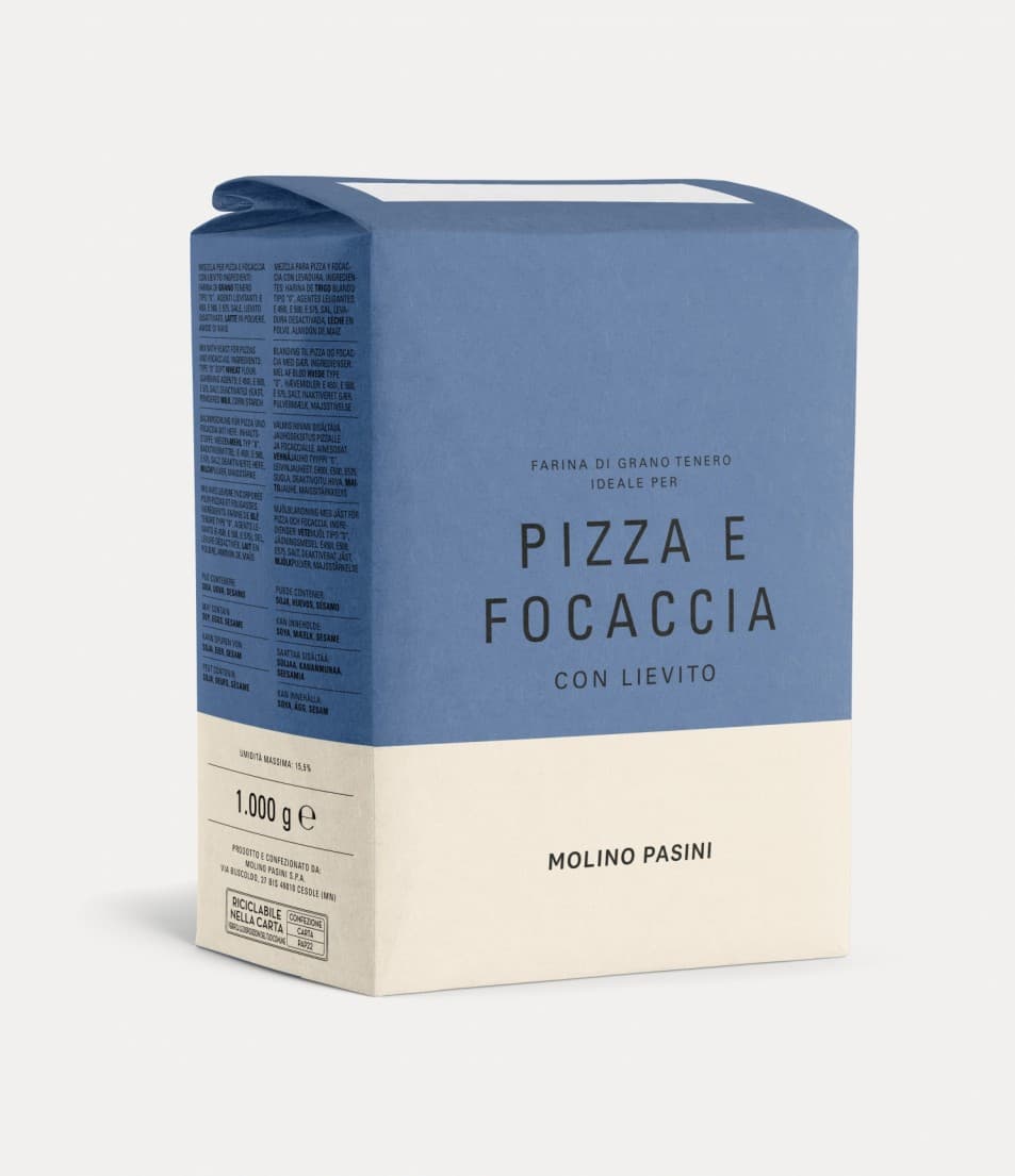 FARINA PER PIZZA E FOCACCIA CON LIEVITO