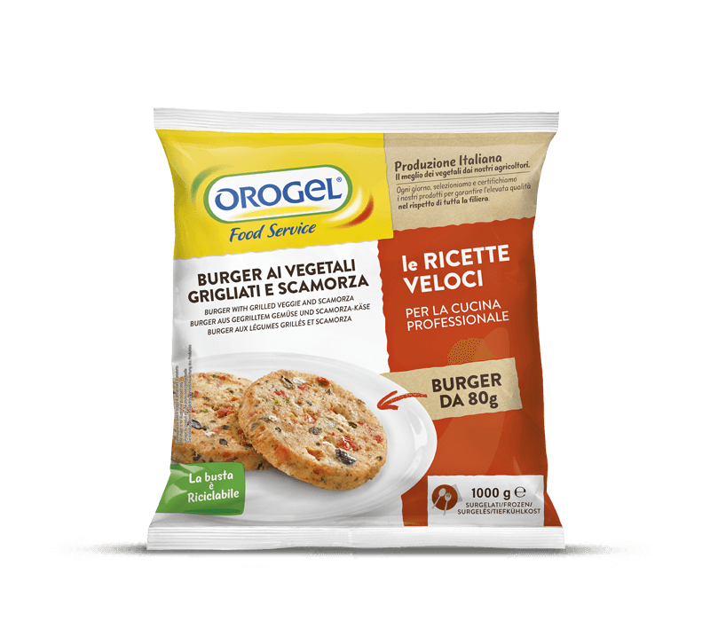 Burger ai Vegetali Grigliati e Scamorza