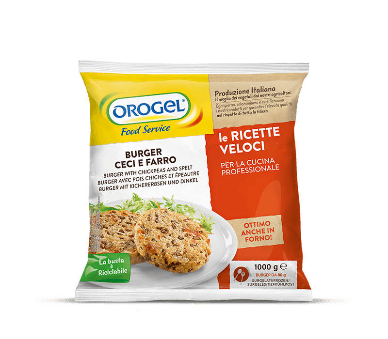 Burger con Ceci e Farro