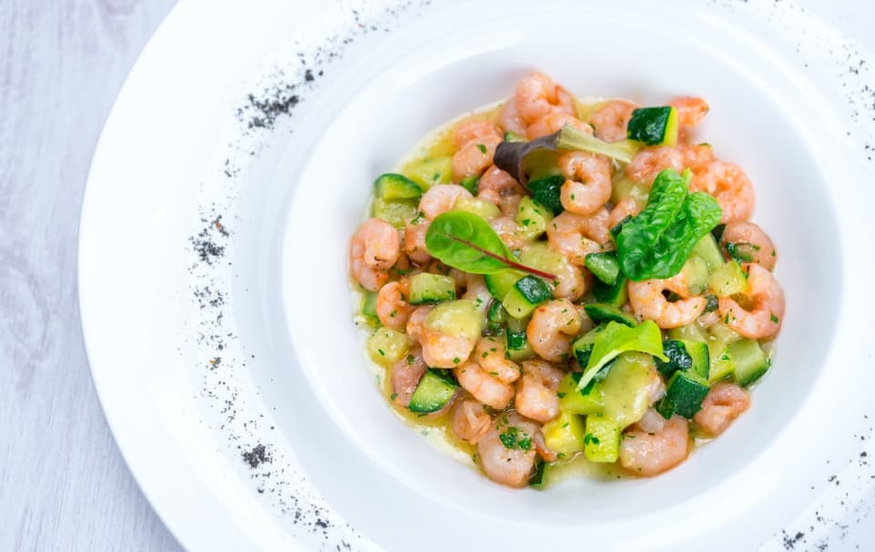 Gamberi e Zucchine