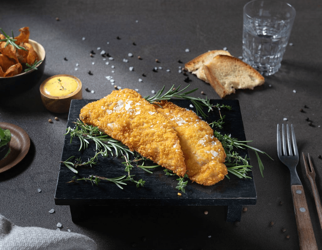 Petto di pollo impanato
