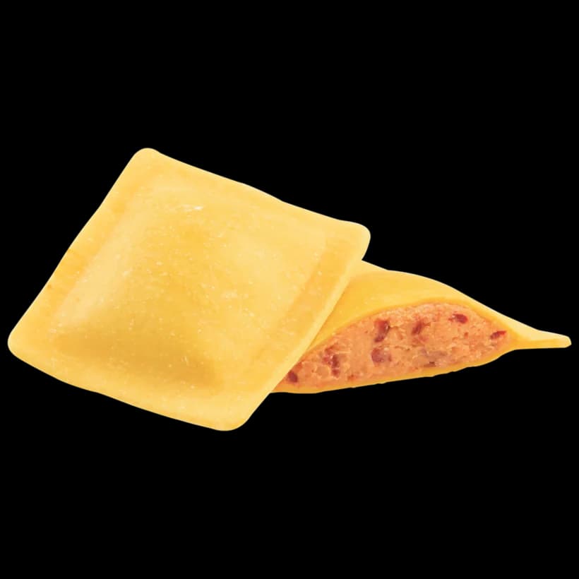 Raviolacci con 'nduja e pecorino