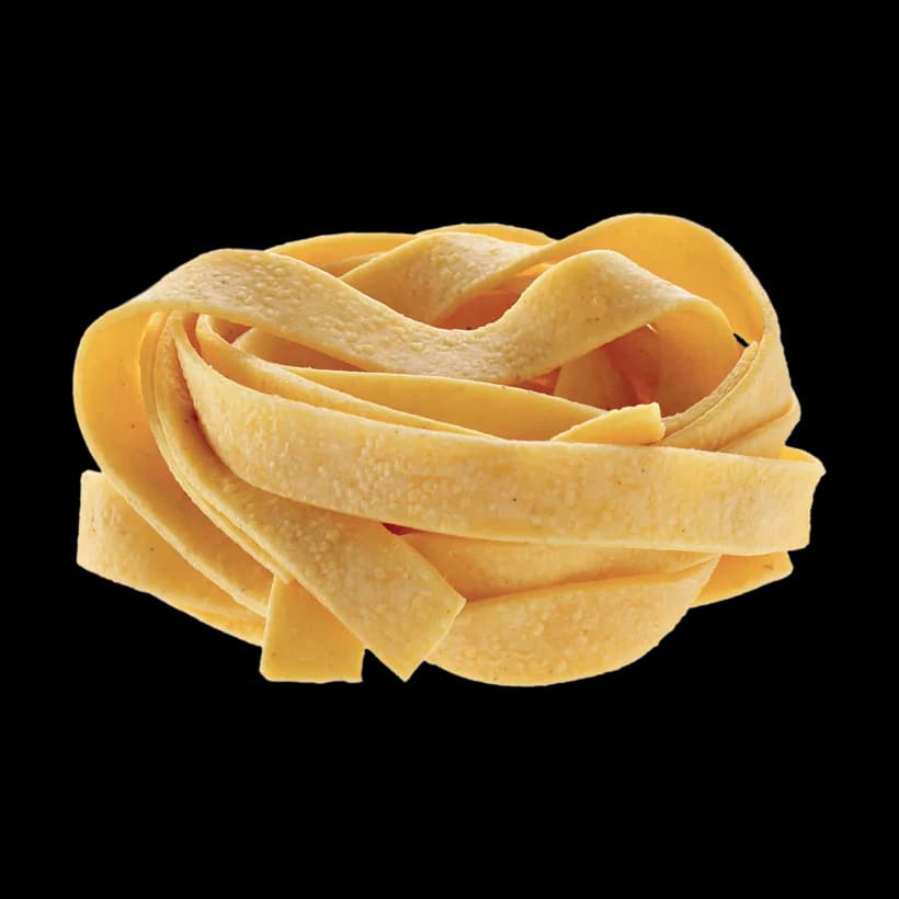 Tagliatelle rustiche all'uovo