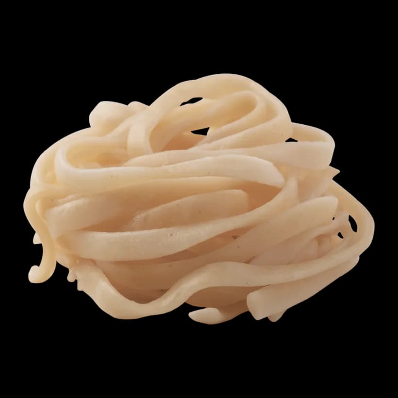 Linguine di verdure, piselli e lenticchie