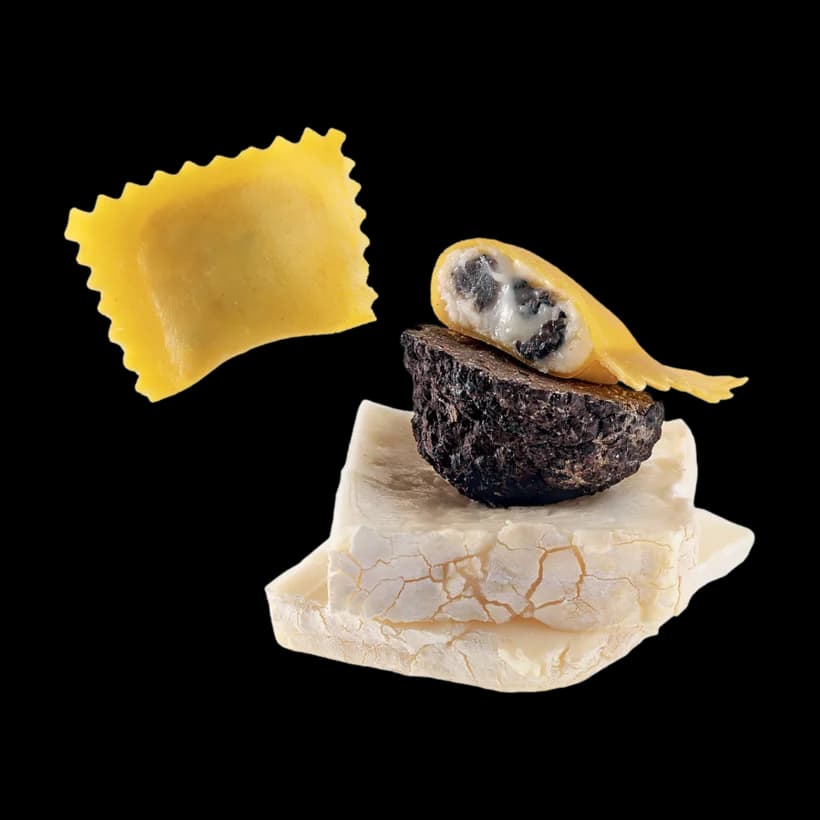 Agnoli con tartufo e Stracchino all'Antica