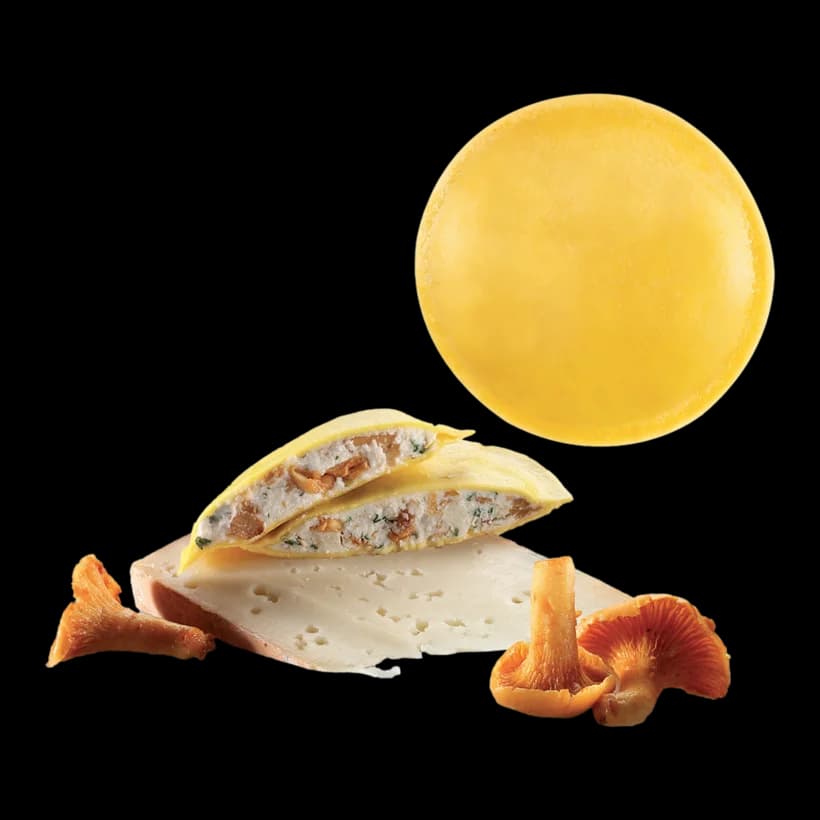 Panciotti con finferli e "Fontina DOP"