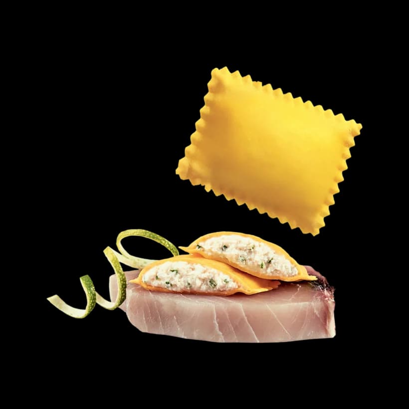 Bauletti con pesce spada e lime