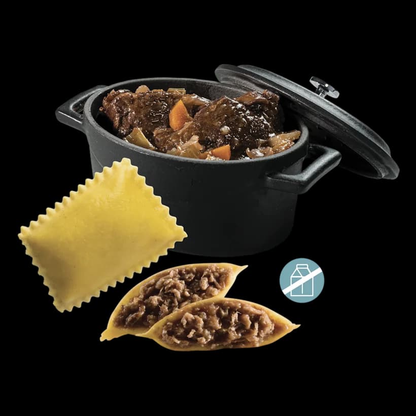 Bauletti con stracotto al Barolo DOCG