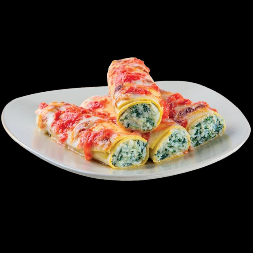 Cannelloni ricotta e spinaci con besciamella