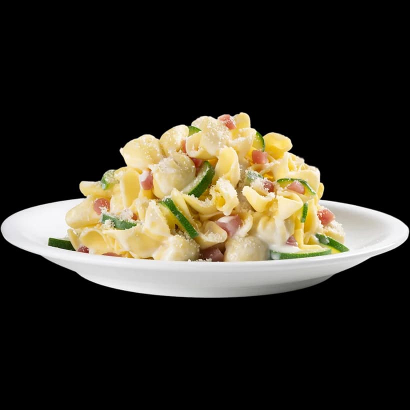 Fiocchetti speck e zucchine