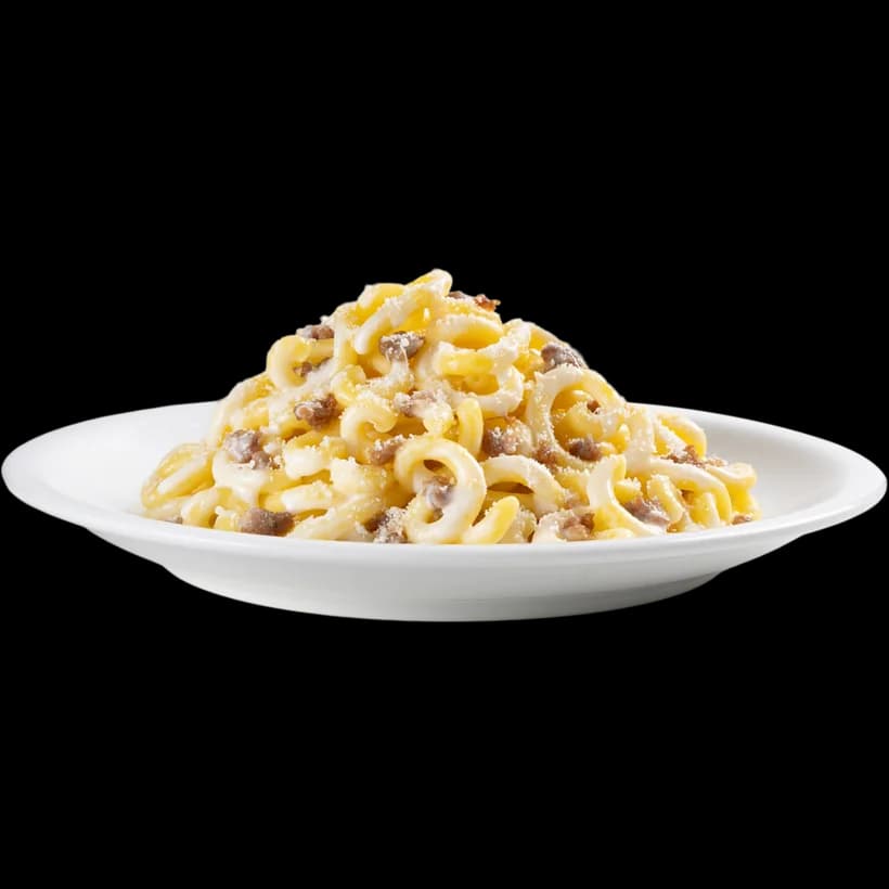 Gramigna panna e salsiccia