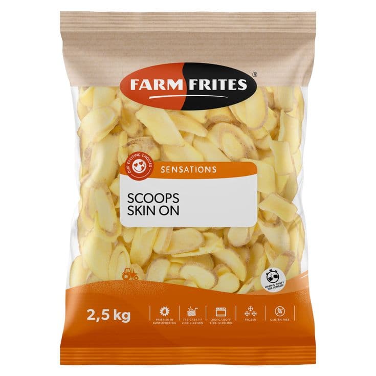 Scoops Skin-On Coated