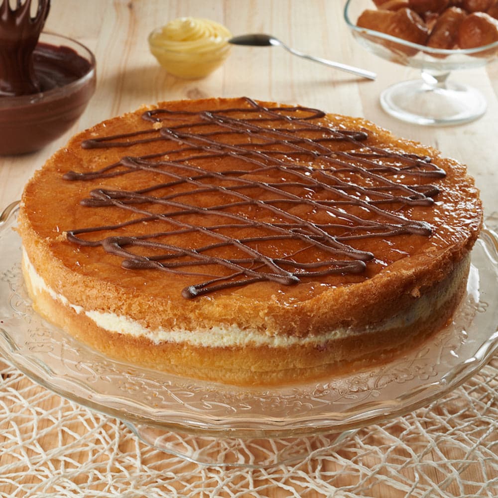 Torta babà Chantilly Cioccolato