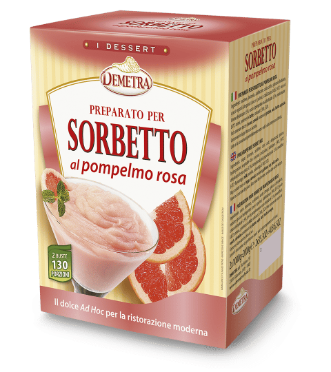 Preparato per Sorbetto al Pompelmo Rosa 2