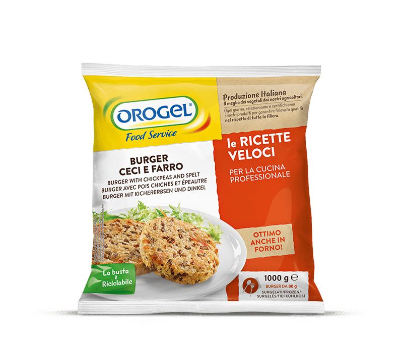 Burger con Ceci e Farro