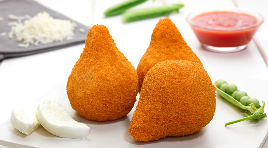 Arancino alla Siciliana al sugo