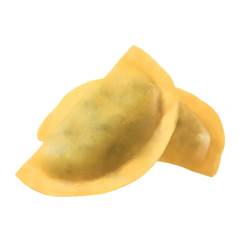 Mezzelune ricotta e spinaci
