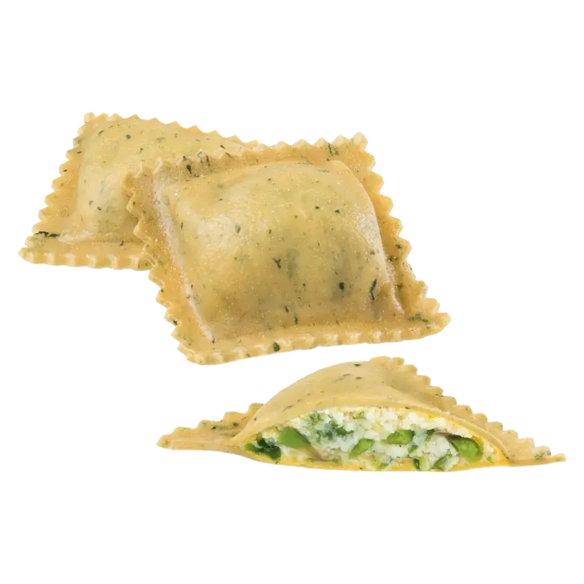 Tortelli agli asparagi