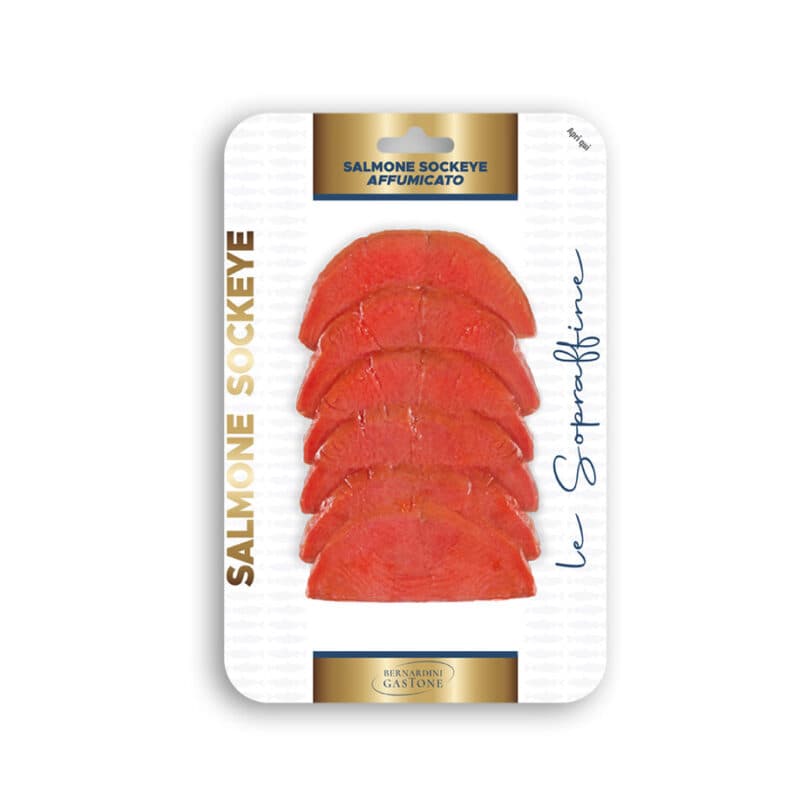 FETTE DI SALMONE SOCKEYE AFFUMICATO
