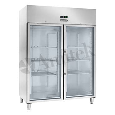 Armadio refrigerato ventilato GN2/1 con porte a vetri AK1412TNG