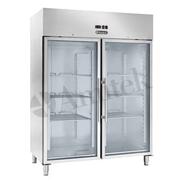 Armadio refrigerato ventilato GN2/1 con porte a vetri AK1414TNG