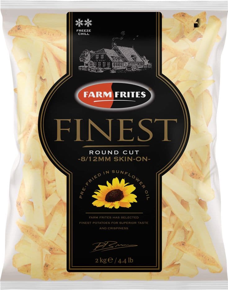 Fries Round Cut Skin-On
