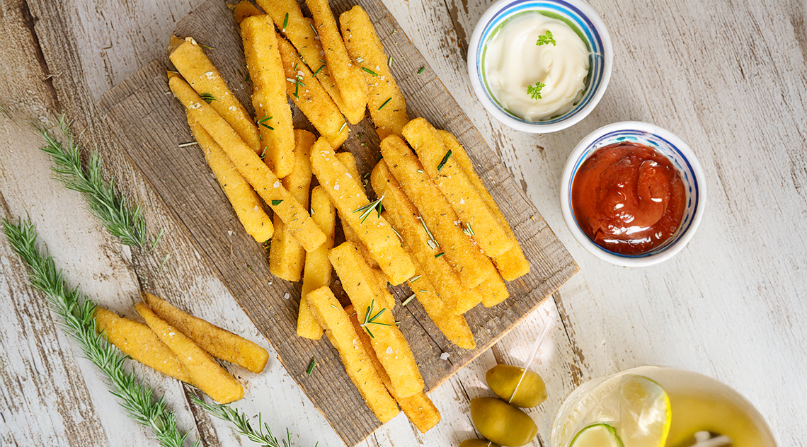 Stick di Polenta croccante