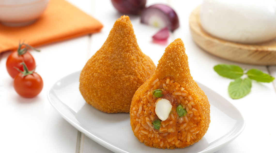 Arancino alla Siciliana al sugo